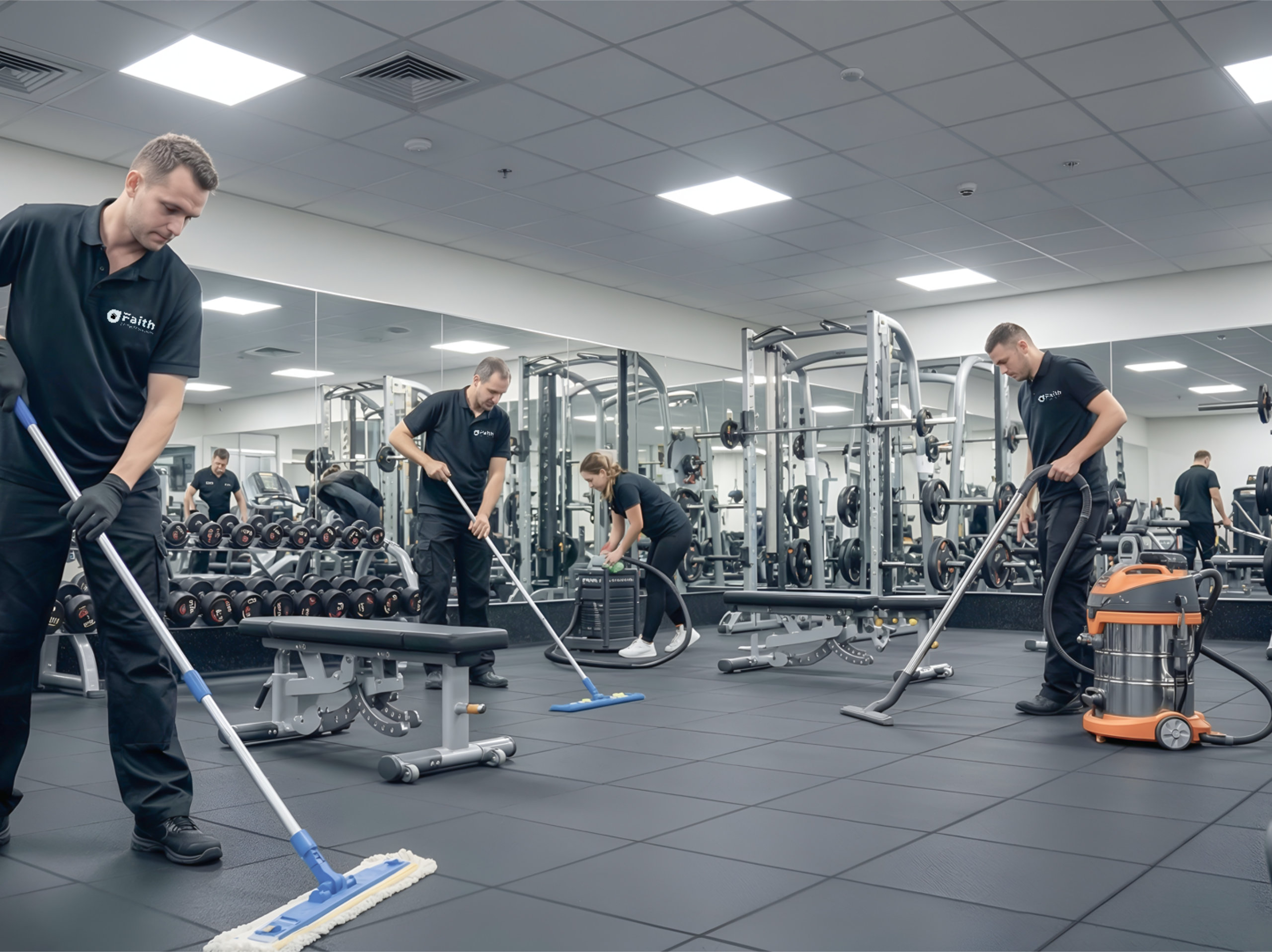 fitness center cleaning