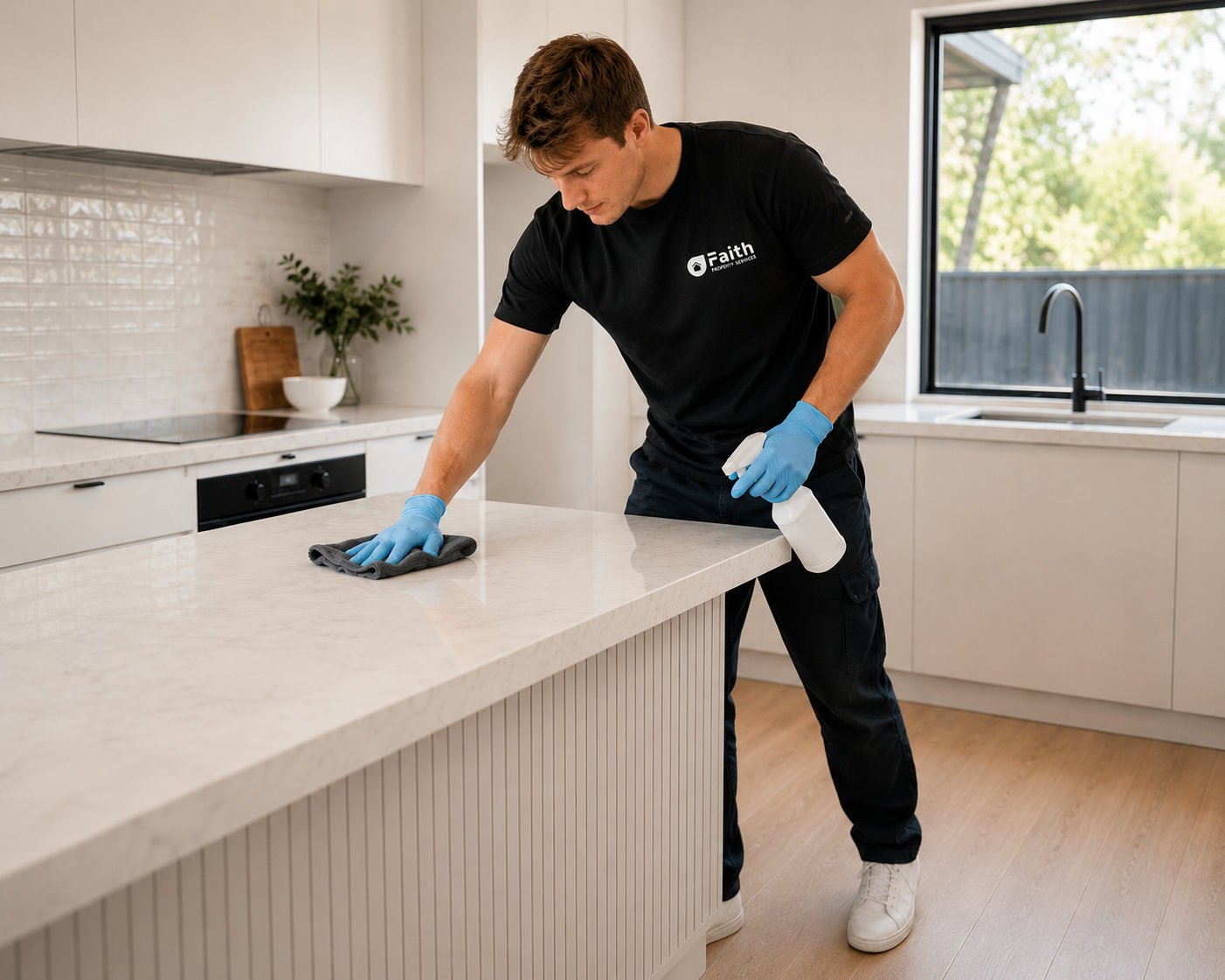 home domestic cleaning first